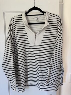 Addition Elle Quarter Zip Sweater